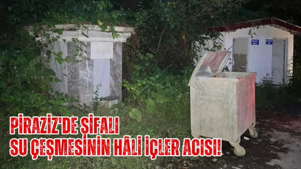 Piraziz’de Şifalı Su Çeşmesinin Hâli İçler Acısı! – Yıldız Haber