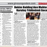 Giresun Gündem Gazetesi – 8 Temmuz 2026