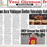 Yeni Giresun Gazetesi – 8 Temmuz 2026