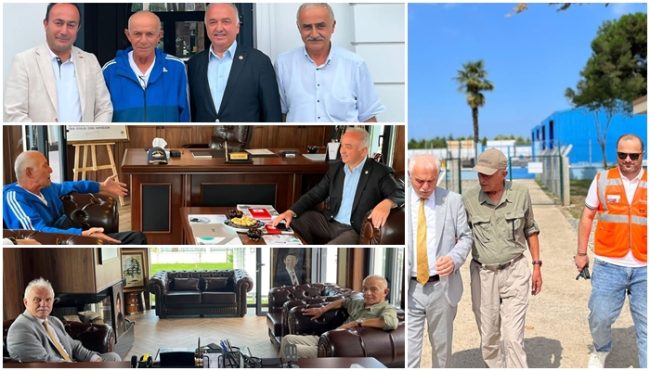 TEMÜR VE ELMAS’TAN HEKİM’E DESTEK ZİYARETİ